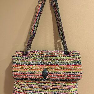 Kurt Geiger Colorful Fabric Large Purse Sold Out